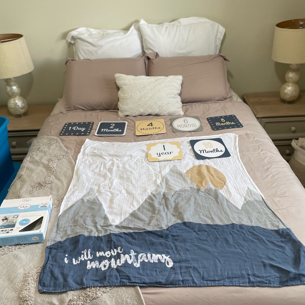 *SOLD*Baby Milestone Blanket